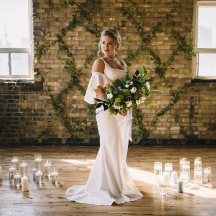 June Bloom Events featured in Style Shoot: A Sultry Industrial Garden Romance