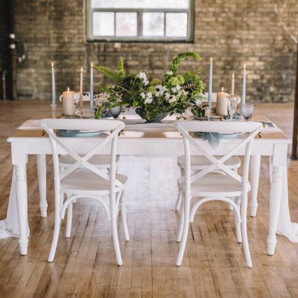 Country Lane Floral Design & Vintage Rentals featured in Style Shoot: A Sultry Industrial Garden Romance