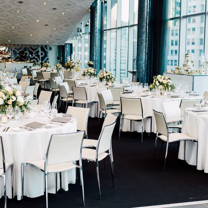 Makeup by Rosanna featured in Iliana and Michael’s Simply Elegant Wedding at Malaparte