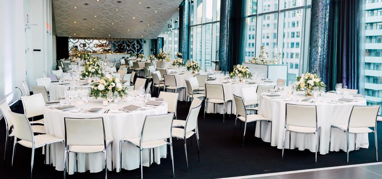 Hero image for Iliana and Michael’s Simply Elegant Wedding at Malaparte