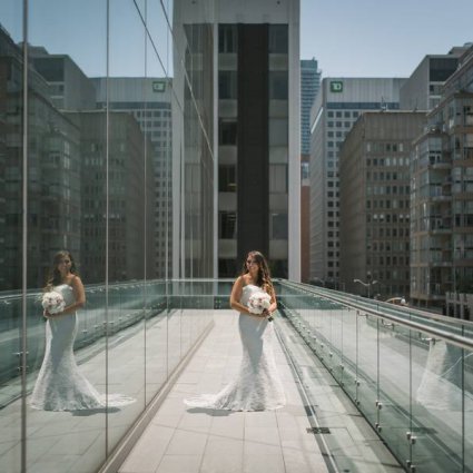 Four Seasons Hotel Toronto featured in Alanna and Shmuel’s Elegant White Wedding at The Four Seasons…
