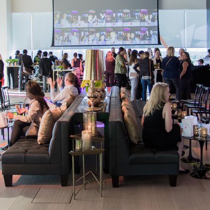 Reznick Event Carpets featured in An Open House at the Brand New Globe and Mail Centre