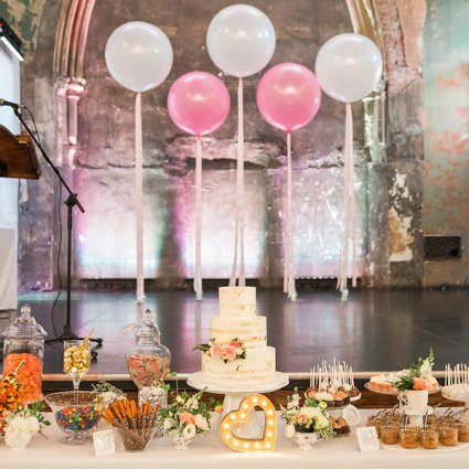 Amanda Foong Cakes featured in Trina and Adam’s Sweet Wedding at the Berkeley Church