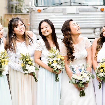 Muah Beauty featured in Julia and Elgin’s Whimsical Wedding at Airship 37