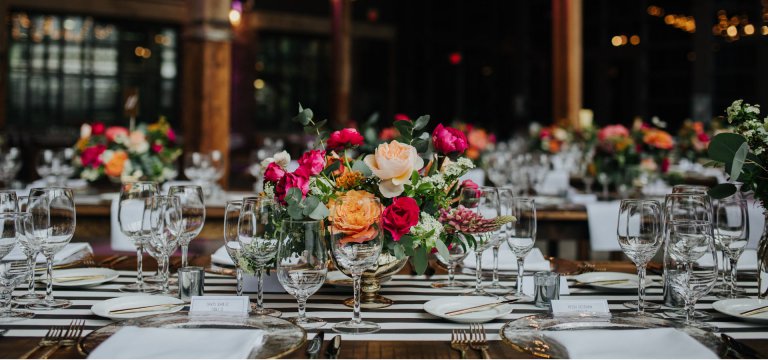 Hero image for Ashton and Matt’s Urban Chic Wedding at Steam Whistle Brewery