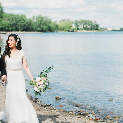 Vanessa Garland featured in Trina and Adam’s Sweet Wedding at the Berkeley Church