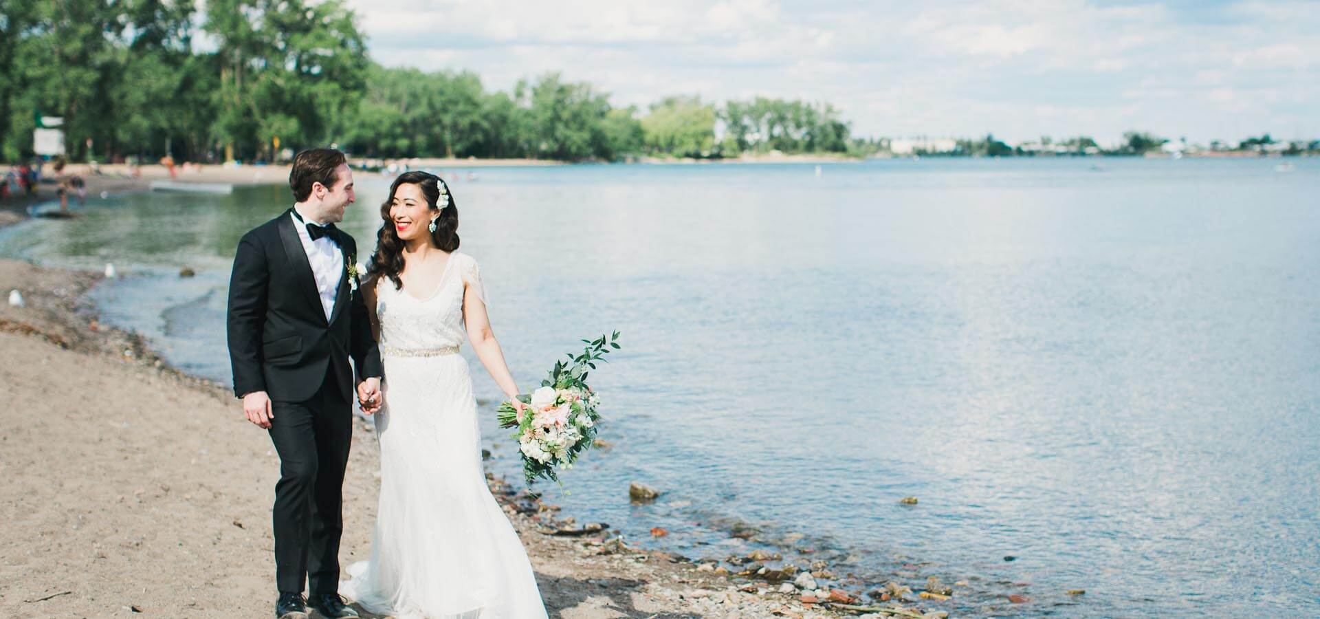 Hero image for Trina and Adam’s Sweet Wedding at the Berkeley Church