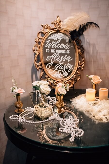 Alissa and Jason's Elegant Gatsby Wedding at Eglinton Grand