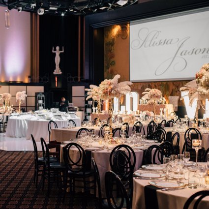 The Eglinton Grand featured in Alissa and Jason’s Elegant Gatsby Wedding at Eglinton Grand