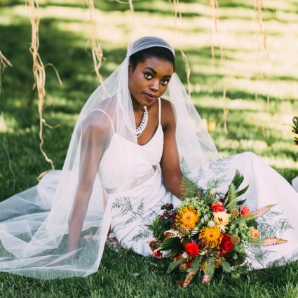 The Perfect Table featured in Boho Chic, Eco-Friendly Style Shoot: Cemented in Love