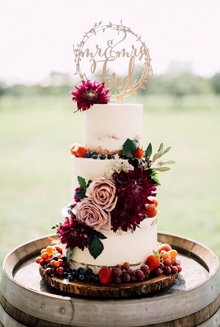 toronto cake designers share 2017 wedding cakes, 14