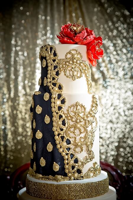 Cookomatic - Dupatta Cake This cake is perfect for nikkah,... | Facebook