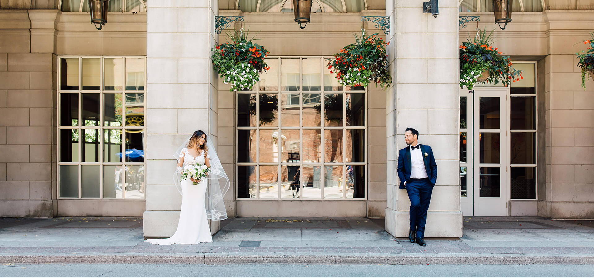 Hero image for Jessica and Daniel’s Luxe Garden Wedding at York Mills Gallery