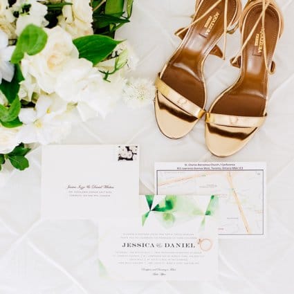 Diana Pires Events featured in Jessica and Daniel’s Luxe Garden Wedding at York Mills Gallery
