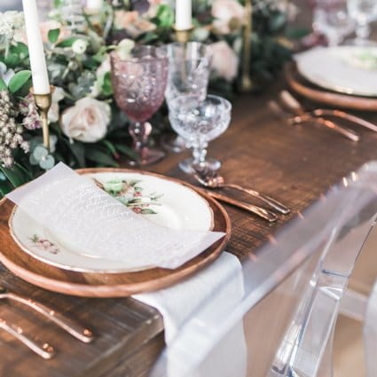 The Perfect Table featured in A Stunning Style Shoot at The Richmond: Bare Your Soul