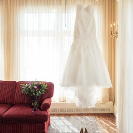 Blu Ivory Bridal featured in Jenny and Justin’s Sweet Wedding at The Boulevard Club