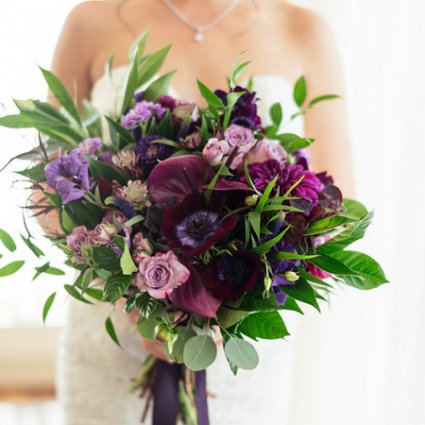 Opening Night Flowers featured in Jenny and Justin’s Sweet Wedding at The Boulevard Club