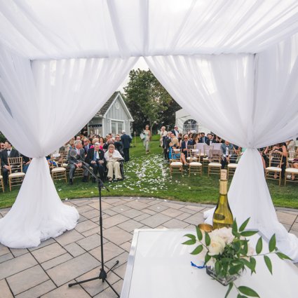 Happenings Rentals featured in Chelsea and Ari’s Ultra Sweet Cottage Wedding