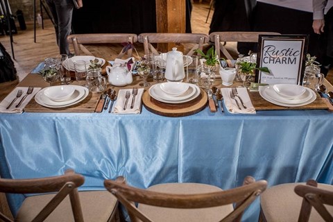 A Trendy Retro-Rustic Wedding Open House at The Jam Factory