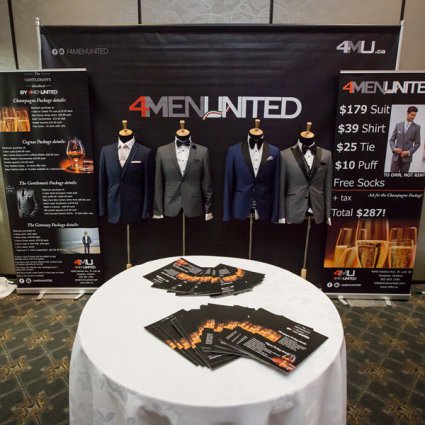 4MenUnited featured in The 2018 Wedding Open House at the Mississauga Convention Centre