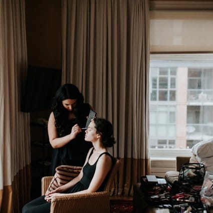 Blush x Balm featured in Genevieve and Derya’s Intimate Wedding at The Gladstone