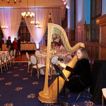 Joanna Jordan's HarpBeat featured in The 2018 Annual Wedding Open House at the Albany Club