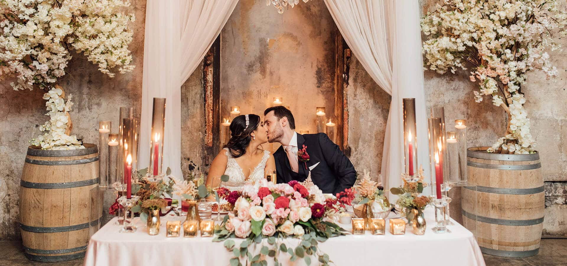 Hero image for Cheyanne and Stephen’s Rustically Warm Wedding at the Fermenting Cellar