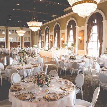 Liberty Grand Entertainment Complex featured in Diane and Uros’ Romantically Luxurious Wedding at Casa Loma a…