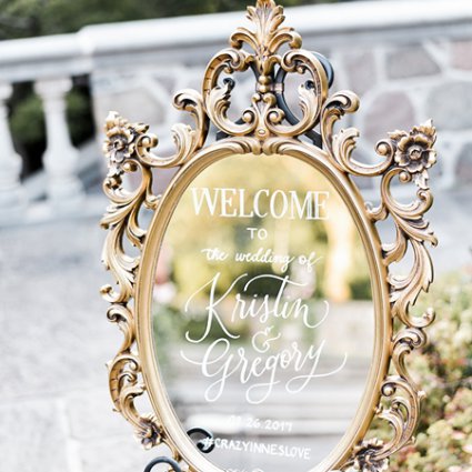 Southern Charm Vintage Rentals featured in Kristin and Greg’s Classic Summer Wedding at Graydon Hall