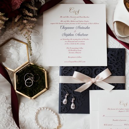 Defining Moments Stationery featured in Tips for Newly Engaged Couples on Creating the Perfect Weddin…