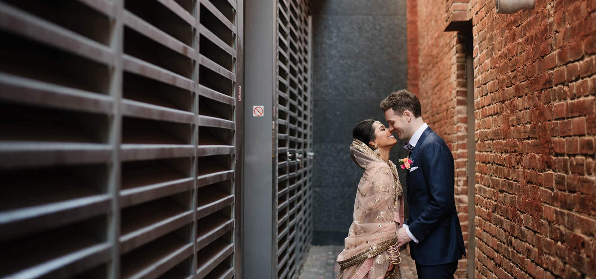 Hero image for Kamini and Glen’s Stunning Multicultural Wedding at The Fermenting Cellar