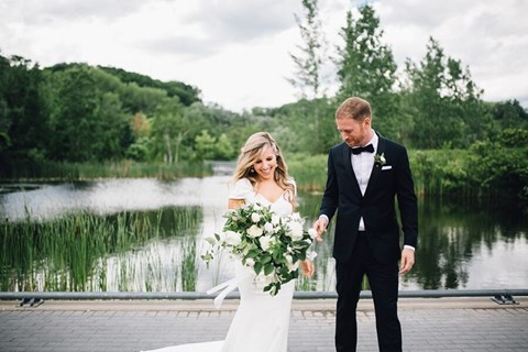 Karla and Kevin's Romantic Wedding at Evergreen Brick Works