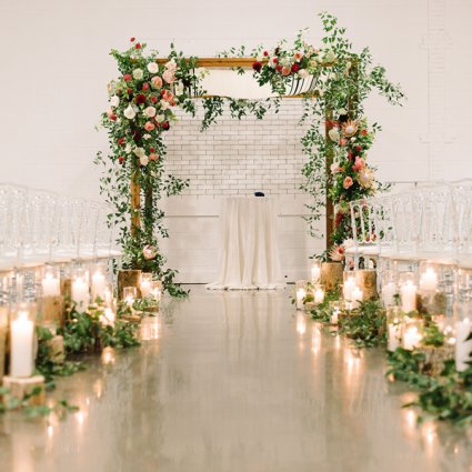 chuppah.ca featured in Laura and Ilan’s “Rustic Black Tie” Affair at York Mills Gallery