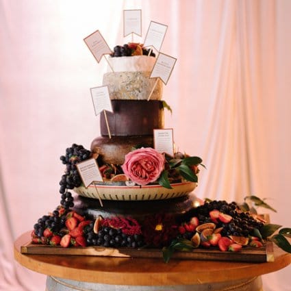 Cheese Boutique featured in Laura and Ilan’s “Rustic Black Tie” Affair at York Mills Gallery