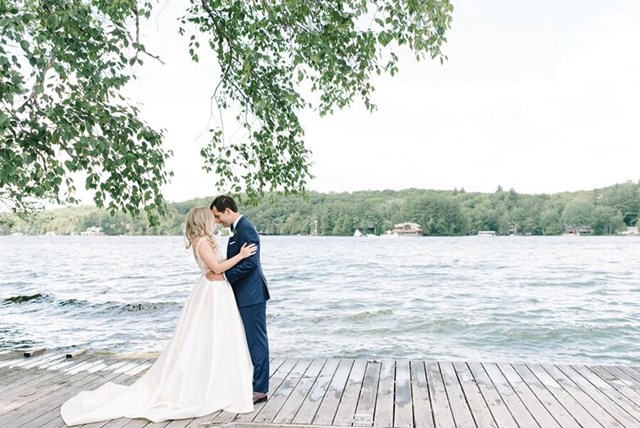 Elynn and Joe's Elegant Garden Wedding at the Sherwood Inn