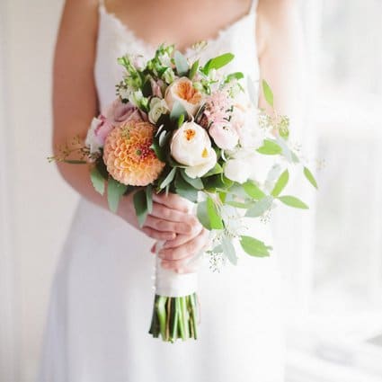 Toronto Florist Shop featured in Ally and Zach’s Lounge-Style Wedding at The Royal Conservator…