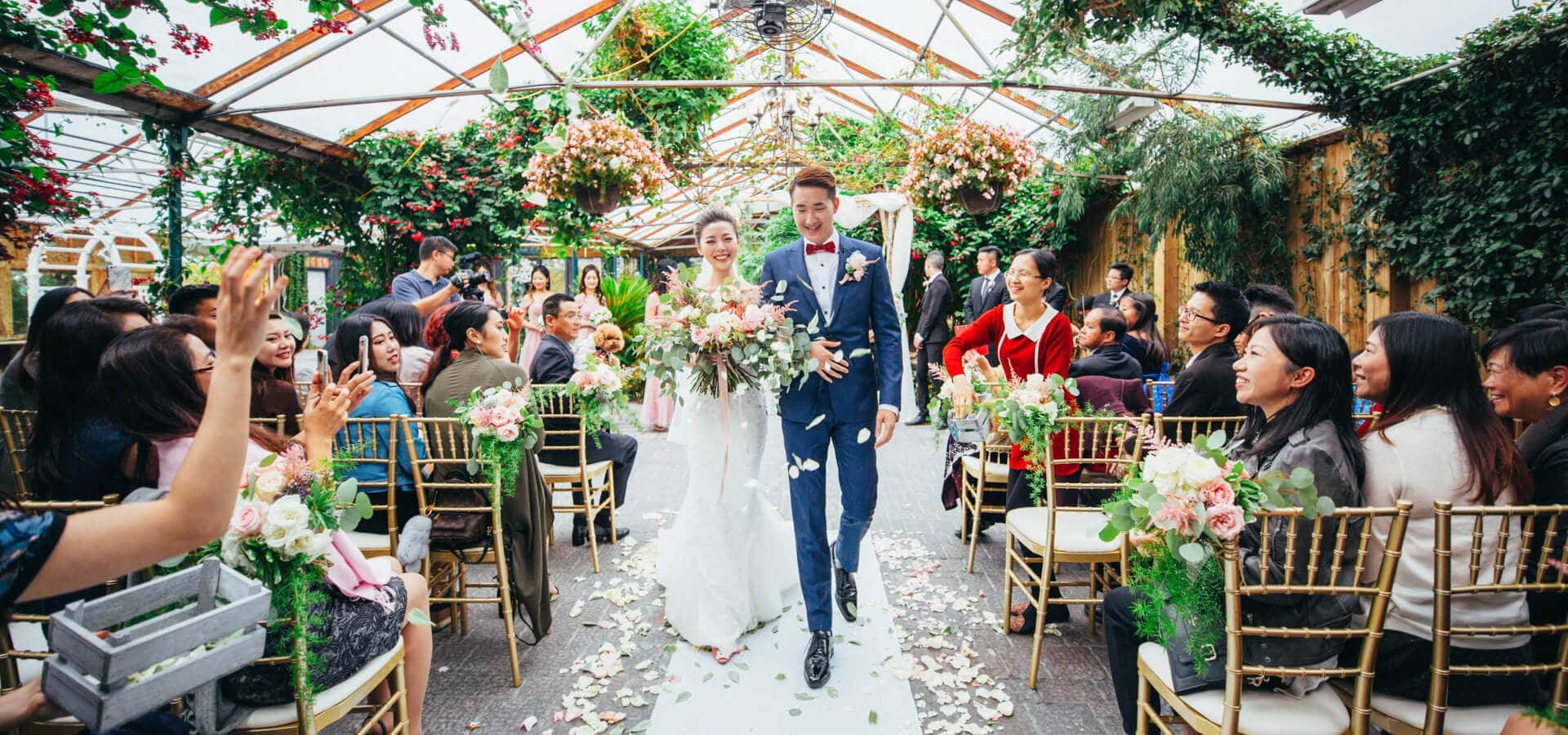 Hero image for Candy and Tony’s Magical Wedding at The Madison Greenhouse