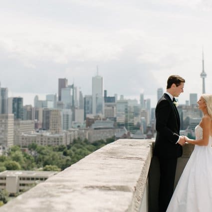 Gatsby Gang Jazz Band featured in Sarah and Chris’ Cosmopolitan Wedding at Rosedale Golf Club