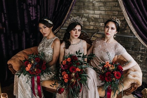 A Moody Gothic-Glam Inspired Style Shoot