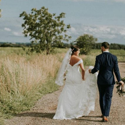 The Digs featured in Courtney and Nick’s Elegant Barn Wedding at Earth to Table Farm