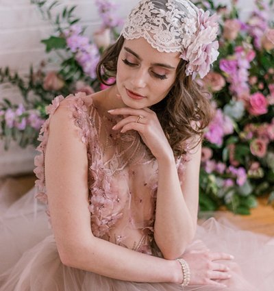 Make Me Over Makeup Artistry featured in An Incredibly Dreamy Mauve Inspired Styled Shoot