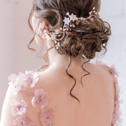 Lilo Le featured in An Incredibly Dreamy Mauve Inspired Styled Shoot