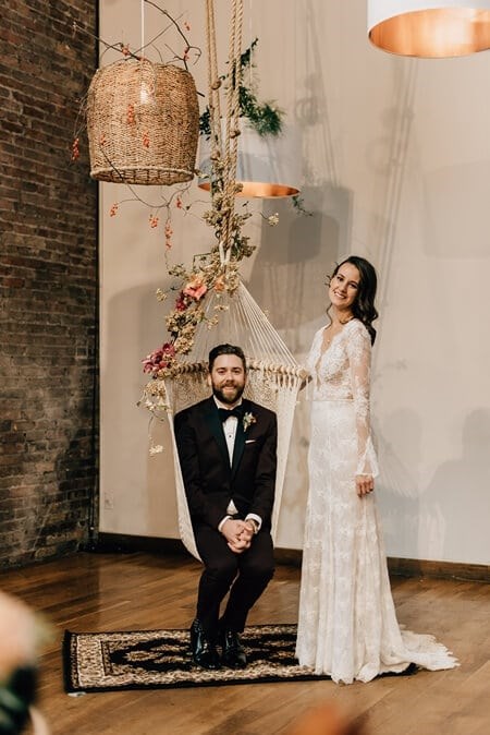 Sarah and Mike's Boho Chic Wedding at 99 Sudbury