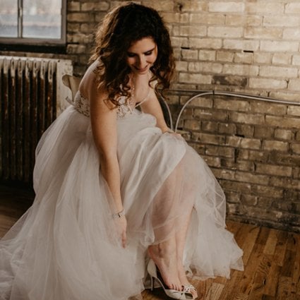 The Bride's Project featured in A Playfully Romantic Style Shoot at The Jam Factory