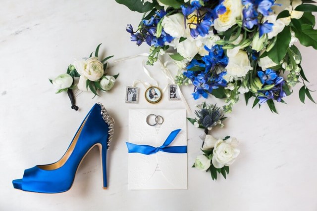 Claudia and Elliot's Elegant Royal Blue Wedding at the Graydon Hall Manor
