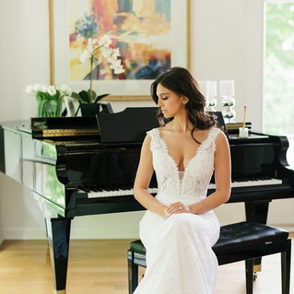 Bruna Mata featured in Jayme and Kyle’s Modern City Wedding at 99 Sudbury