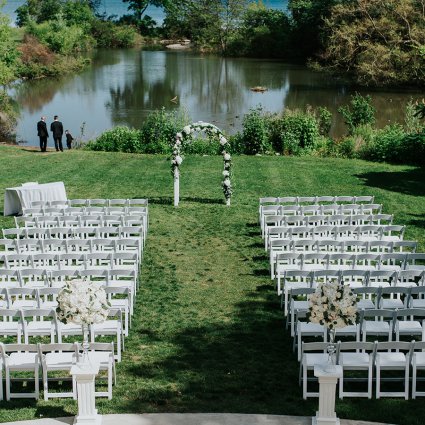 The Love Studio featured in Laura and Gary’s Summer Wedding at Harding Waterfront Estate