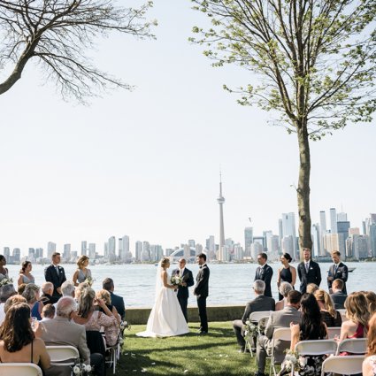 Ceremonies With Choice featured in Julie and Darren’s Perfect Summer Wedding at the Royal Canadi…