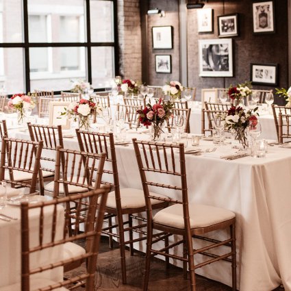 Electric Blonde featured in Nicole and Nate’s Ultra Sweet Wedding at the Storys Building