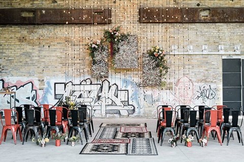Love by Lynzie and Drake Catering Present: A Stunning Pop-Up Chapel at Evergreen Brick Works